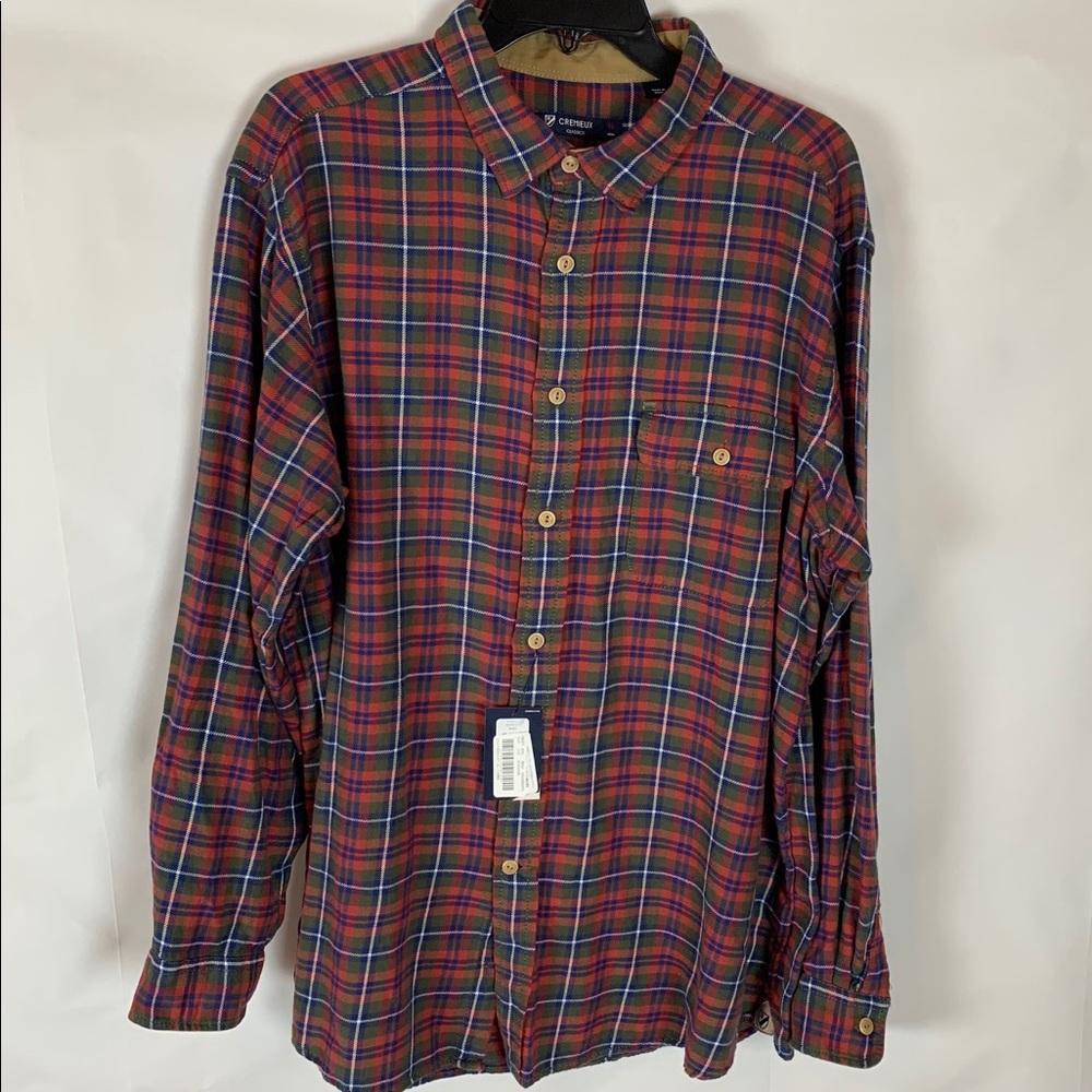 Daniel Cremieux Rust Plaid Button Down Shirt